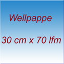 Wellpappe 30 cm x 70 lfm